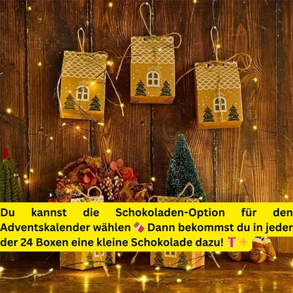 24 Custom Adventskalender – 24 Individuelle Foto-Magnete (50mmX50mm)