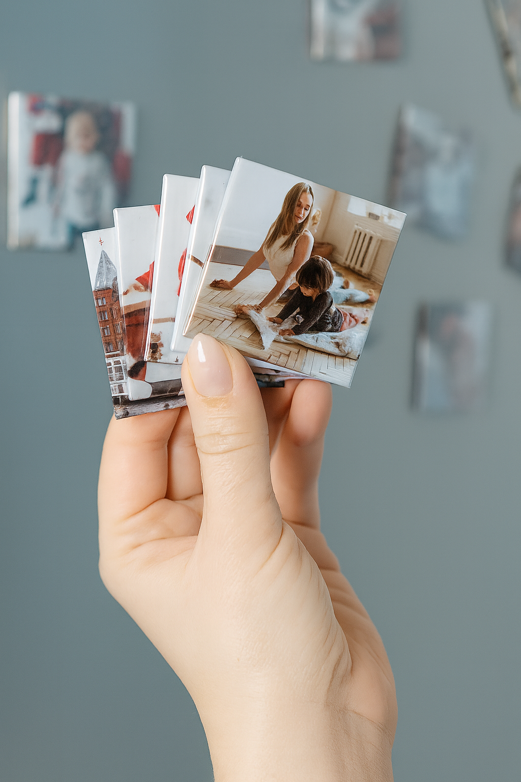 10 Custom Photo Magnets 2"X2" (50mmX50mm)