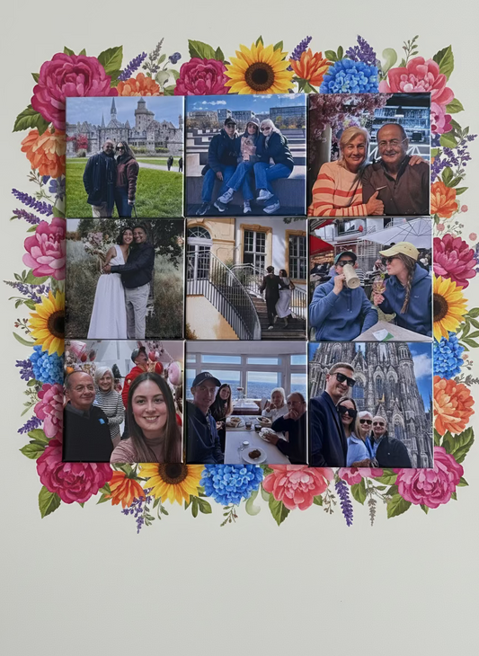 10 Custom Photo Magnets 2"X2" (50mmX50mm)