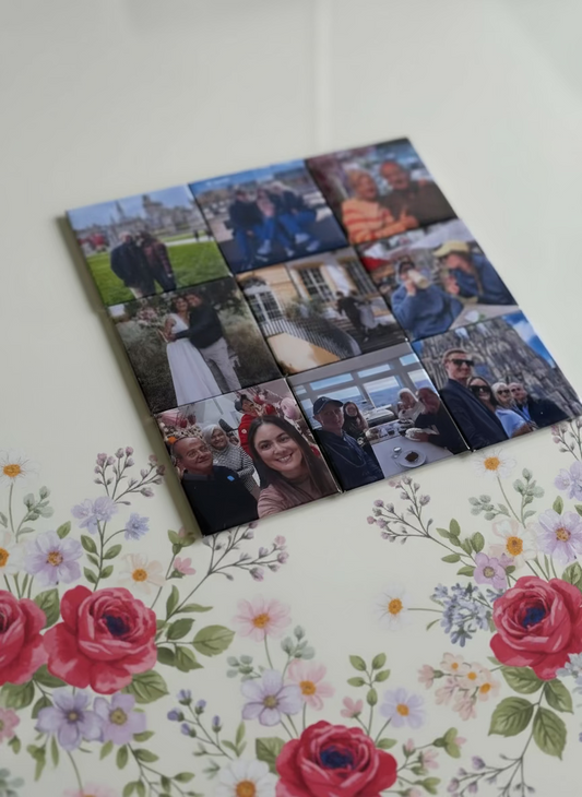 6 Custom Photo Magnets 2"X2" (50mmX50mm)