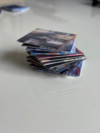 10 Custom Photo Magnets 2"X2" (50mmX50mm)