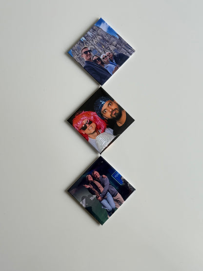 10 Custom Photo Magnets 2"X2" (50mmX50mm)