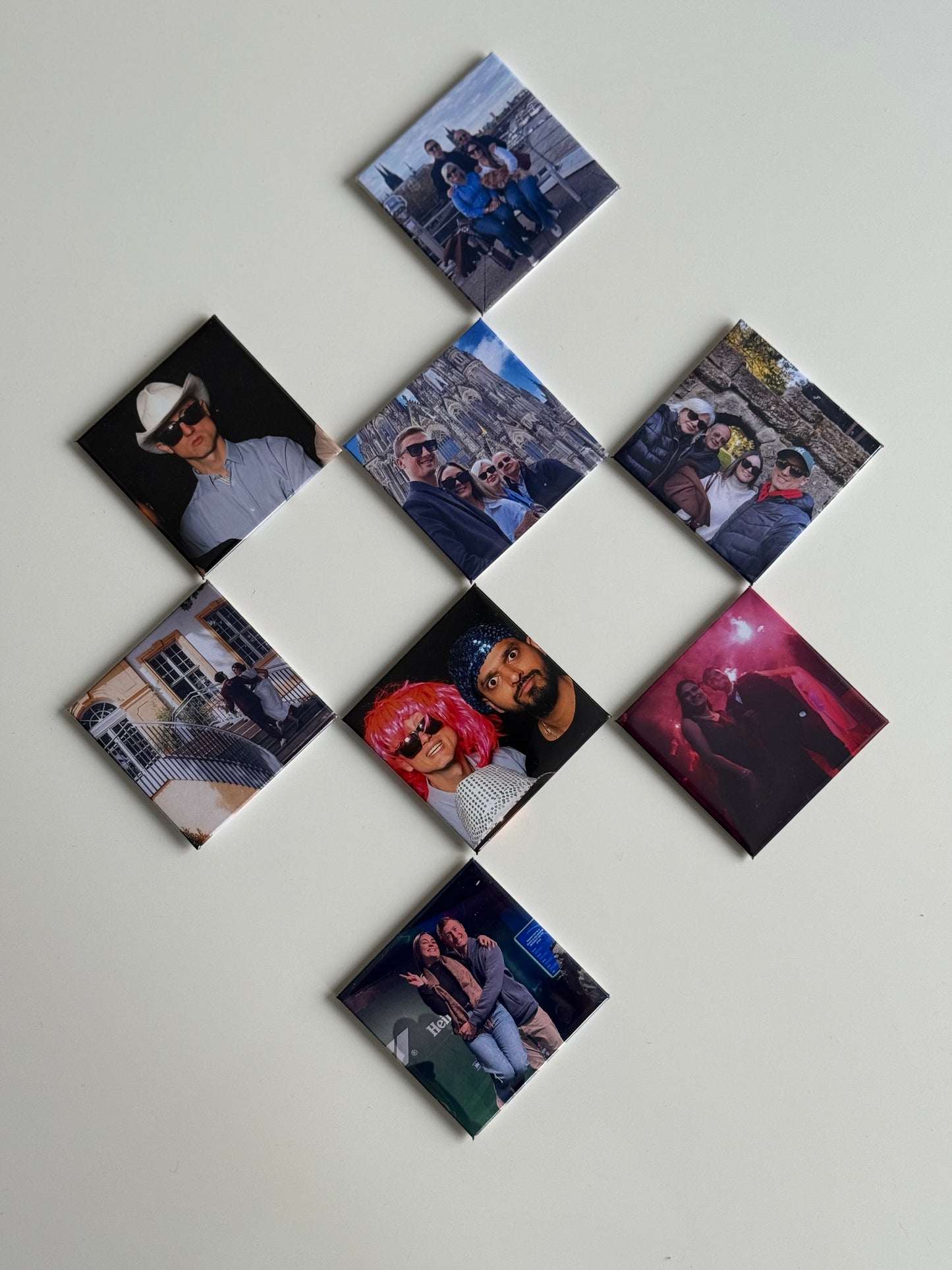 10 Custom Photo Magnets 2"X2" (50mmX50mm)
