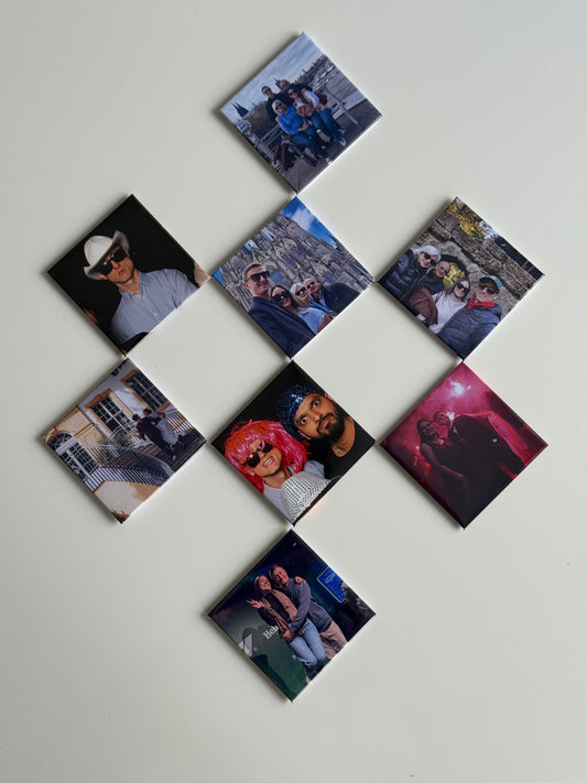 10 Custom Photo Magnets 2"X2" (50mmX50mm)